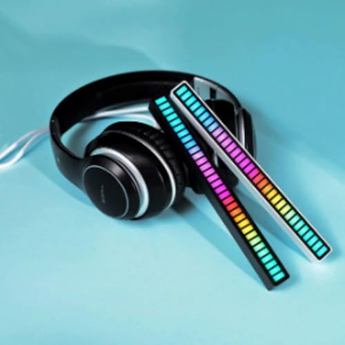 Image of 32-Bit RGB Rhythm Light Sound Control Voice Activated for Desktop Table Gaming Room Car TV DJ and Home Rechargeable | Night Light | (Rhythm-Light)