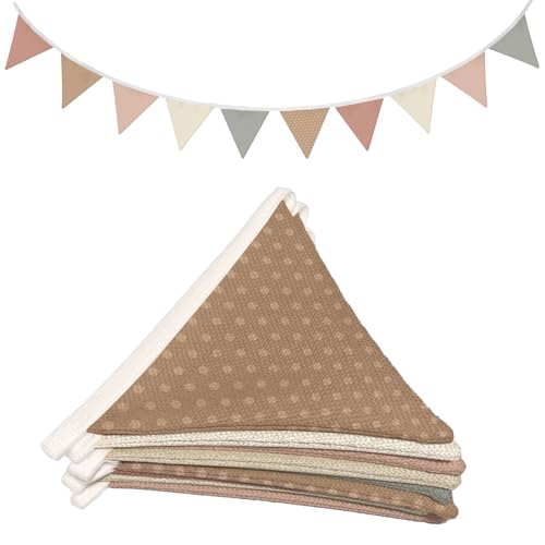 Lacama Nursery Decor Boho Pennant Banner Flags,Toddler Girl Room Decor, Boho Nursery Baby Girls Boys Banner Toddler Room Decor for Kids Bed Baby Shower Birthday Party