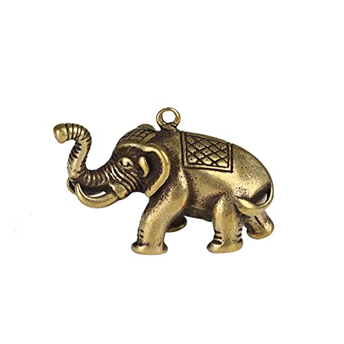 Petit éléphant en cuivre vintage pour vos clés et sacs au quotidien