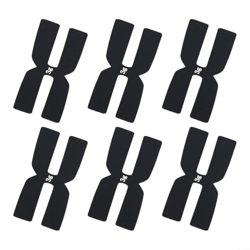 Tiras de silicona con peso para equilibrio de raqueta Juego de 6 cintas de peso de tenis (negro)