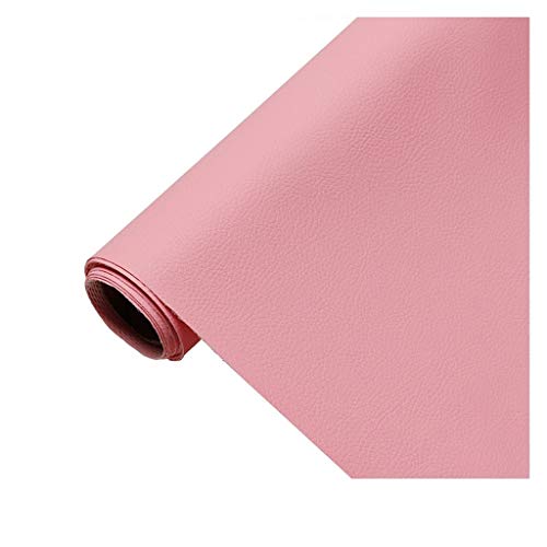 Similicuir ignifuge d'ameublement rose tissu vinyle résistant 1.6x7m