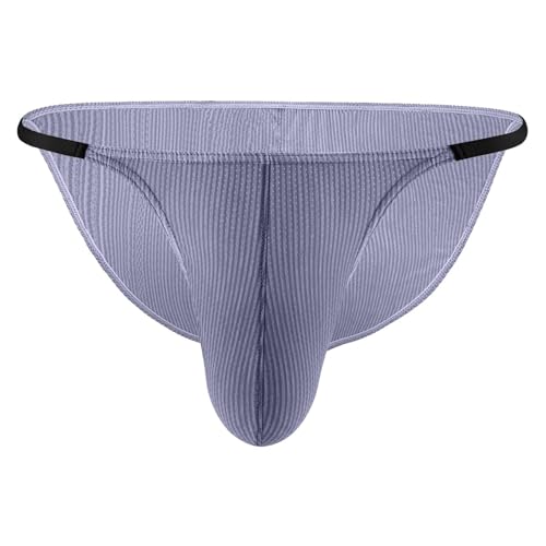 Genérico Tanga Hombre, Calzoncillos Hombre Brief Tanga A Rayas con Personalidad para Pantalones Deportivos Sexys De Tiro Bajo para Doble Butilo EstáNdar Desmontable