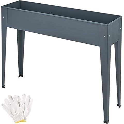 TecTake 800782 Hochbeet Metall Cover