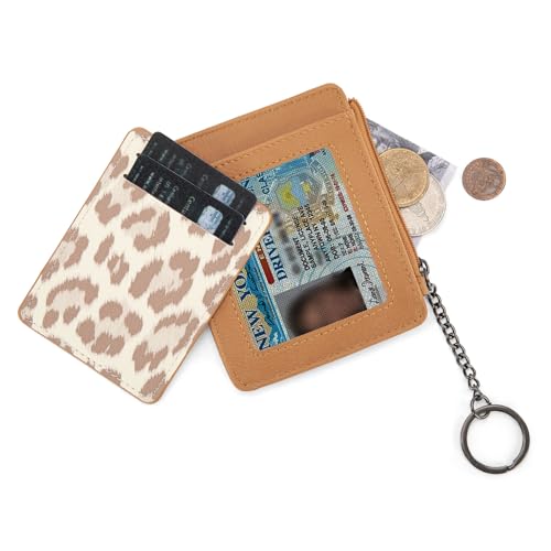 Image of Montana West X Wrangler Keychain Card Holder for Women Small Card Cases Money Organizers with Smooth Zipper and Detachable Slim Card Holder Minimalist & Compact Easy to Carry
