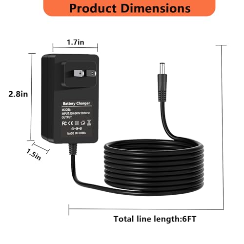 Image of 29.4V Charger for Razor Hoverboard Compatible with Razor Hovertrax 1.5 15156208 1515608 15156252 Hover trax Prizma 15156257 15156239 15156297 15174101 Power Adapter Cord
