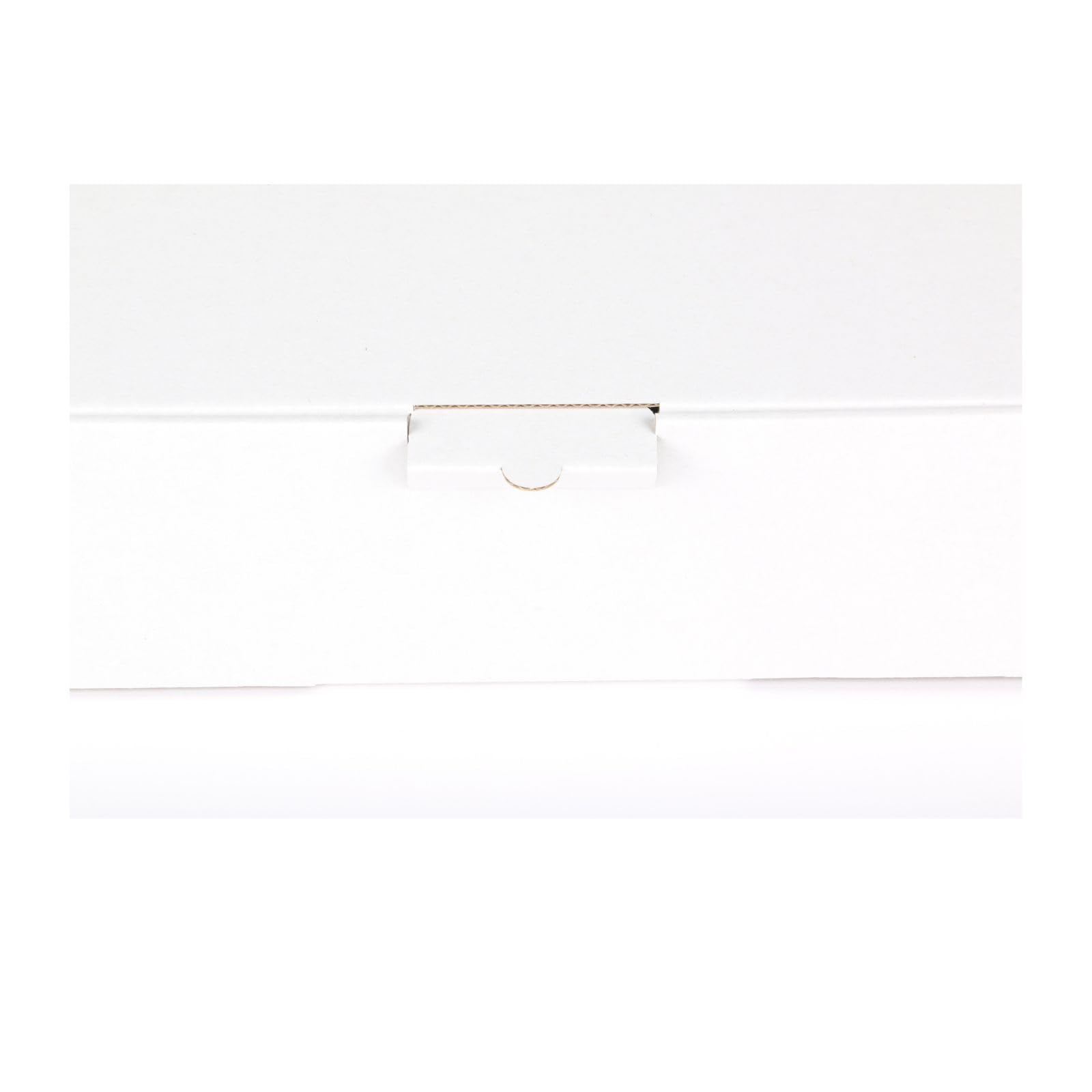 Karton 350 x 250 x 80 mm mit Seitenverschluss (200 Stück), DHL Kleinpaket, Versandkarton, Faltkarton, Schachtel, weiß
