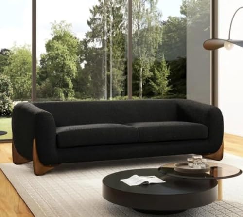Image of Luxury Sofa Set Luxury Chesterfield Sofa in for Home Living Room & Office (Three Seater Black)