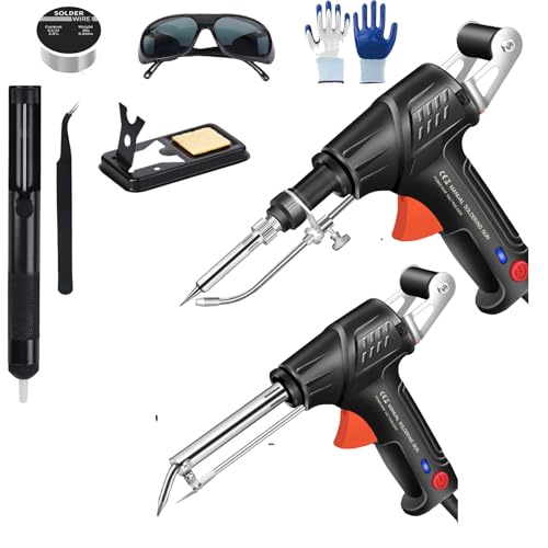 Westward Butane Butane Soldering Iron Kit; Use to Pinpoint Heat, Solder and Desolder, Heat Shrink, Strip Insu