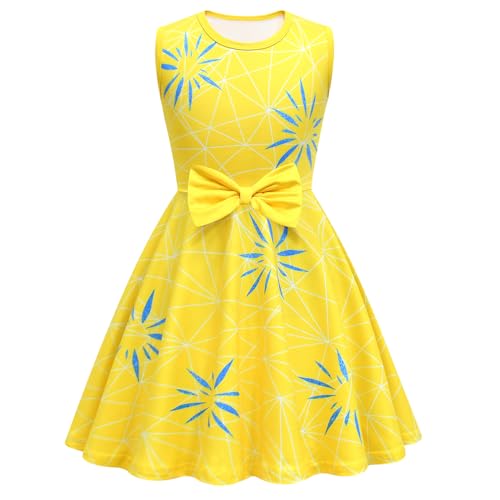 Toddler Girls Casual Dress Sleeveless Little Girls Princess Dress Clothes Party Gown Dress for 3-10 Years