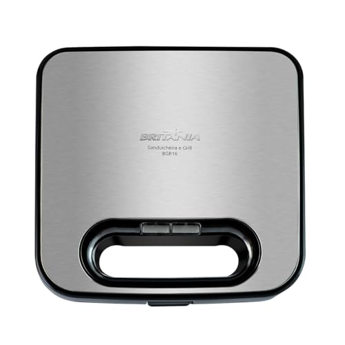 Sanduicheira e Grill Britânia BGR16 2 em 1 Redstone 750W 220V glide