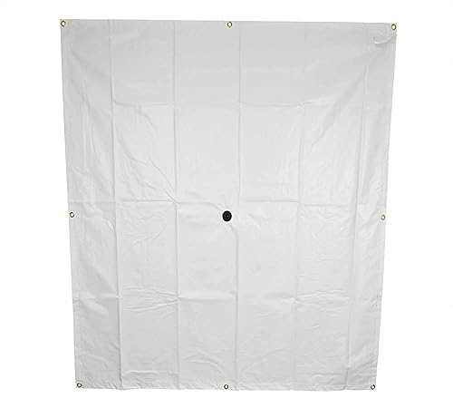 Vista 26 de Mytee Products Lonas de drenaje – (5 x 5 pies y 7 pies x 7 pies), lona desviadora de goteo para techo de techo resistente, color amarillo