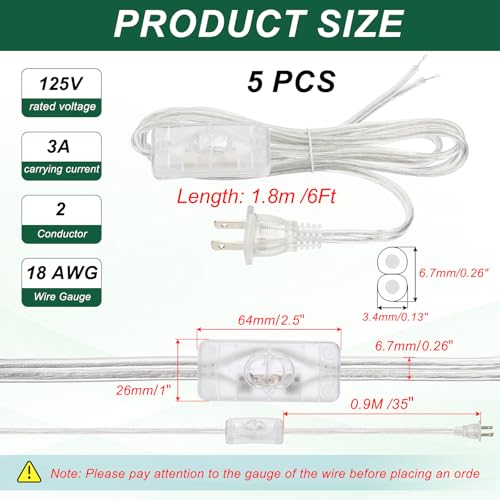 Fil électrique pour lampe de chevet idéal pour projets de création DIY - 2