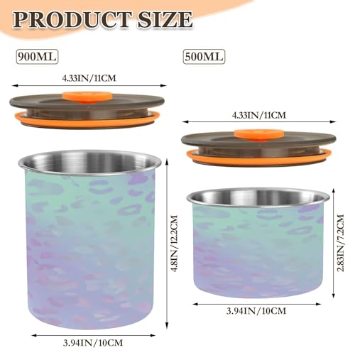 Envase hermético acero inox estampado animal para café 30oz miniatura 2