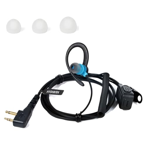 HYSHIKRA Microphone Avec écouteur Mono Réglable Compatible