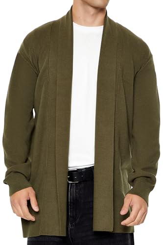 Forever 21 Men's Open-Front Cardigan Sweater3