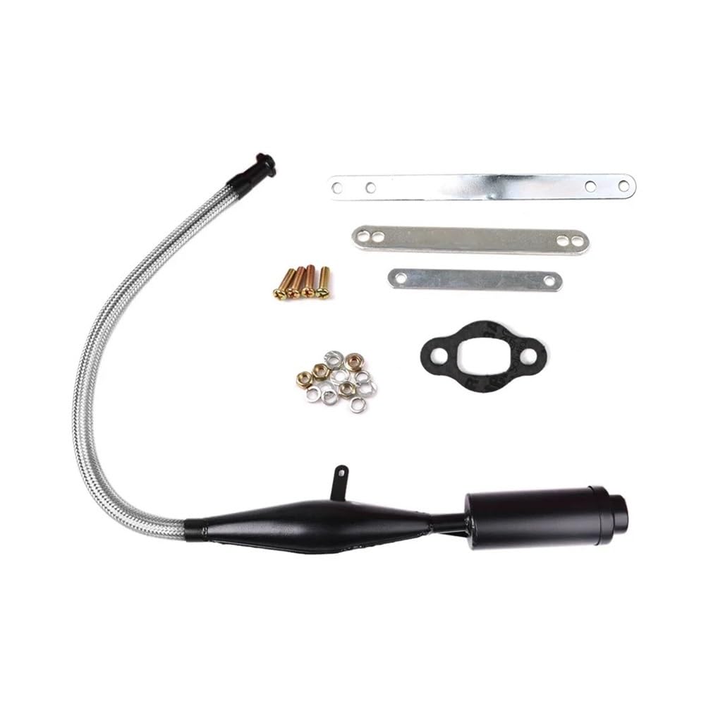Tubo Escape Moto Tubo Enlace Silenciador Tubo para Escape para Motocicletas para Viper Flexible para Motor Gasolina para 80 CC, Piezas, Accesorios para Sistemas
