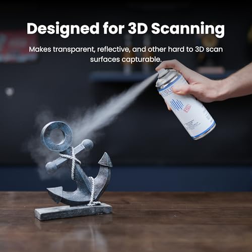 3d scanning spray for 3d scanners no cleaning needed for transparent reflective or highly textured surfaces objects 400ml