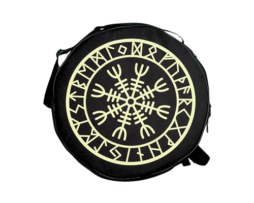 Shamanic Drums Bag, Bodhran Drum Bag, Handmade Frame Drum Bag, Hand Drum Protection (16×3 Inches)