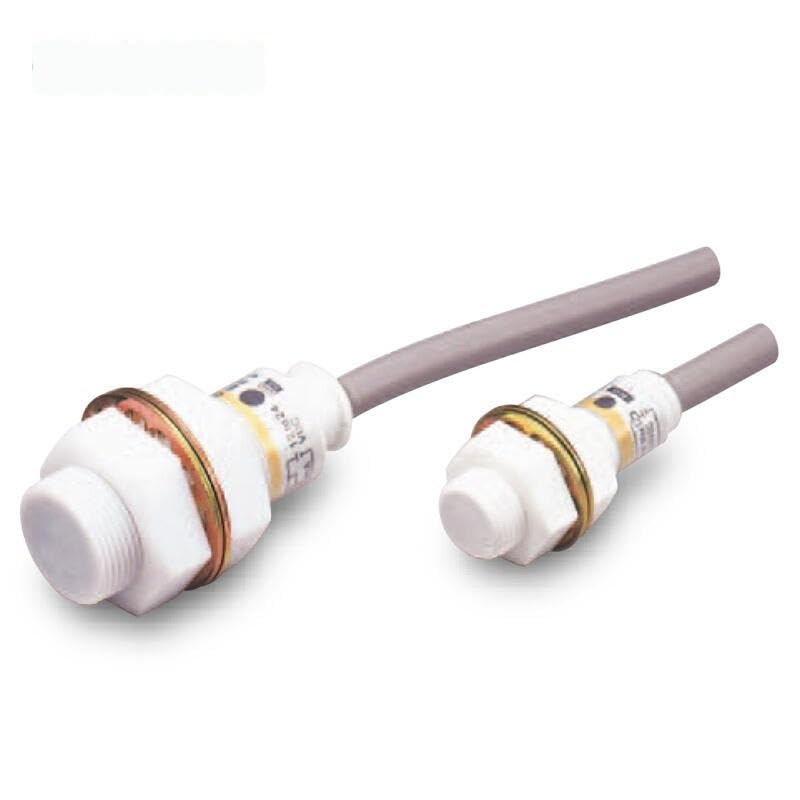 Sensor de proximidad E2FQ-X5F1 2M anticorrosión cilíndrico de tres hilos CC