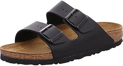 Birkenstock Unisex Arizona Sandal,Black Birko-Flor,41 N EU