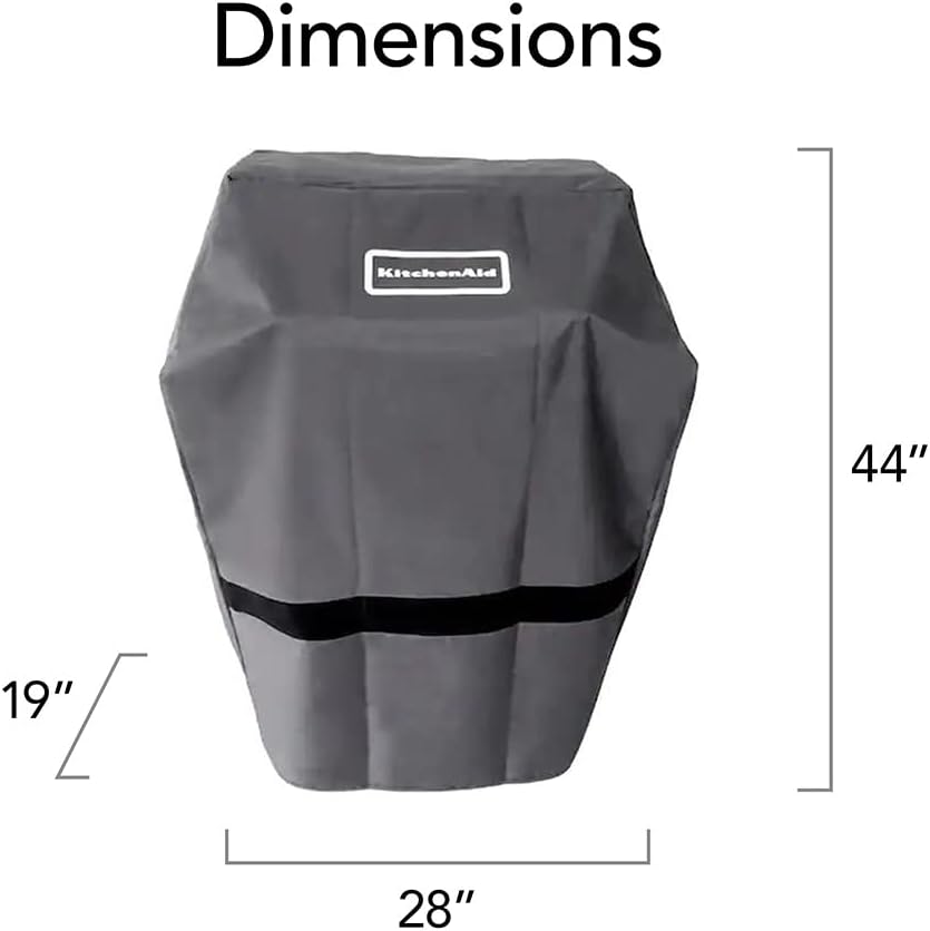KitchenAid 700-0891 Gas Grill Cover, Gray