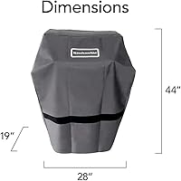 Vista 2 de KitchenAid 700-0891 Gas Grill Cover, Gray