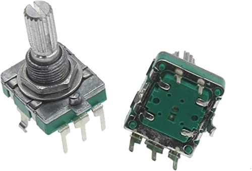 EC16 coder rotatif 5pin avec axe de 20 mm pour potentiomètre numérique et interrupteur audio, x100