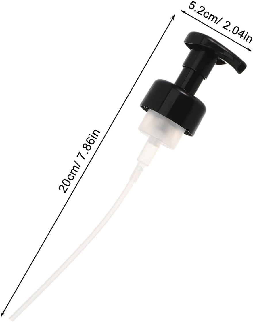 42mm Black Plastic Foam Pump Heads for Soap and Conditioner Bottles