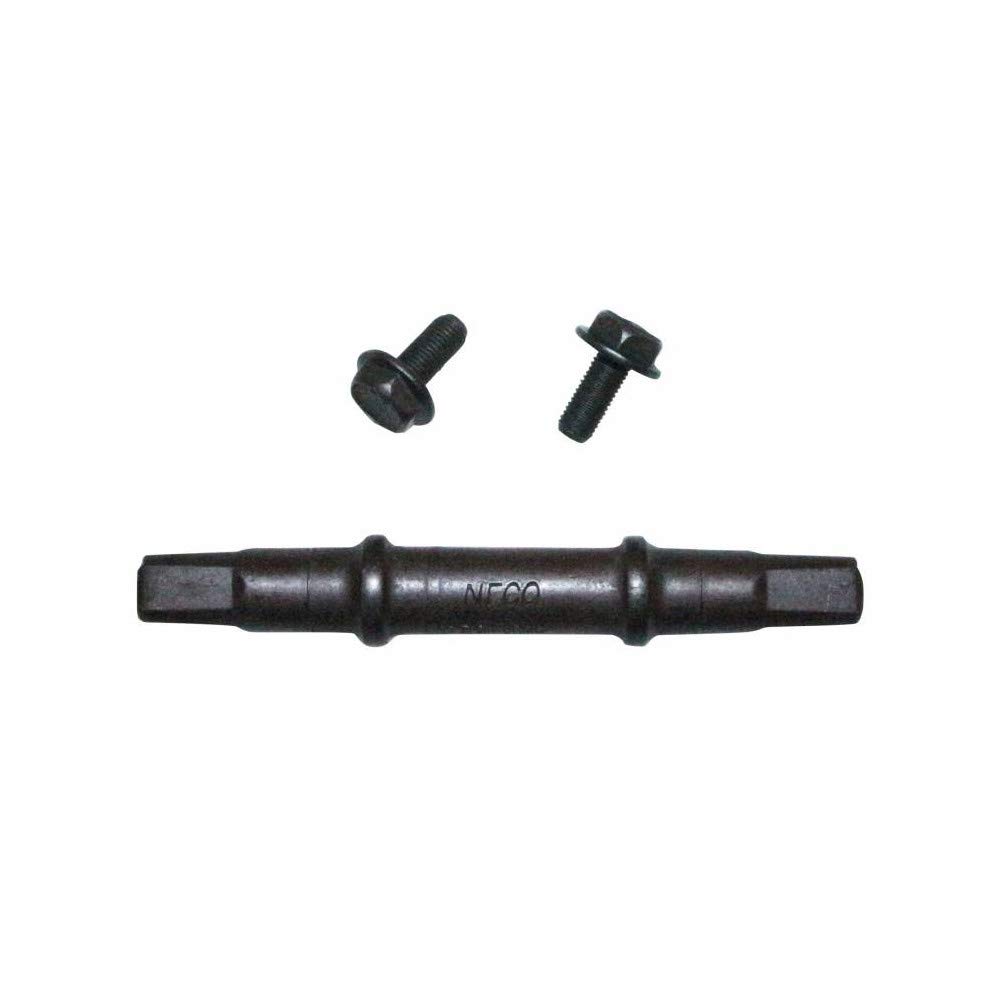 P2R (Cycle) AXE DE PEDALIER CARRE JIS L134.5mm (40.5-52-42