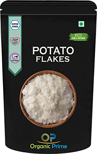 Image of Organic Prime Potato Flakes | Dehydrated Potato | Aaloo ka Mash | Instant ALOO POHA READYMIX Pack - 500 GM by Organic Prime