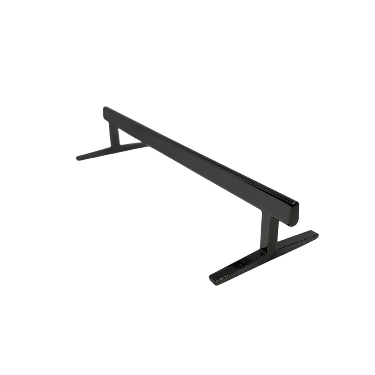 LEEFAI Pro Fingerboard Rail, Metal mini Finger Skateboard Rail for Your ramps and Park, 8.1 x 2.7 x 1.5 inches -The Best Obstacles for fingerboarding,Color (Black) - Image 3
