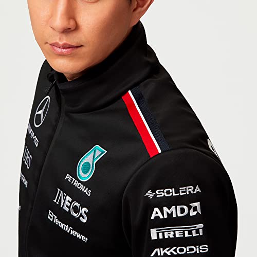 MERCEDES AMG PETRONAS Formula One Team - 2023 Team Softshelljacke - Schwarz - Männer - Größe: XL