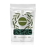 Spirulina Organica 300 Compresse. Dose Massima 3000 mg. 100% Alga Spirulina di Massima Purezza. Antiossidante, Naturale e Senza Additivi | Detox/Saziante/Vegano. Super Alimento in Pillola