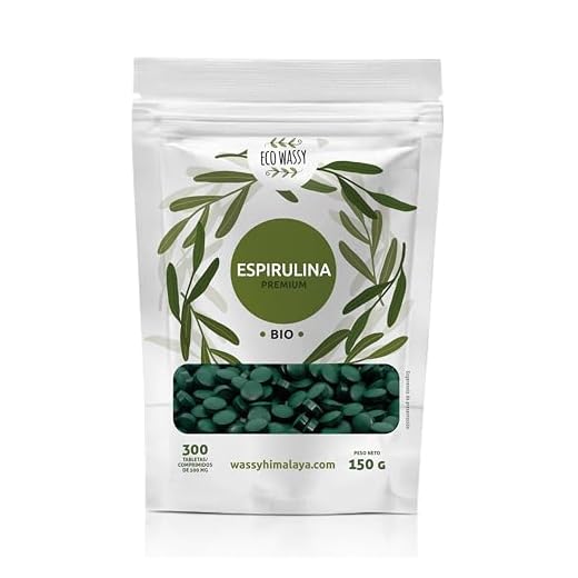 Espirulina Orgánica 300 Comprimidos. Dosis Máxima 3000mg. 100% Alga Spirulina De Máxima Pureza. AntiOxidante, Natural Y Sin Aditivos | Detox/Saciante/Vegano. Super Alimento En Pastilla