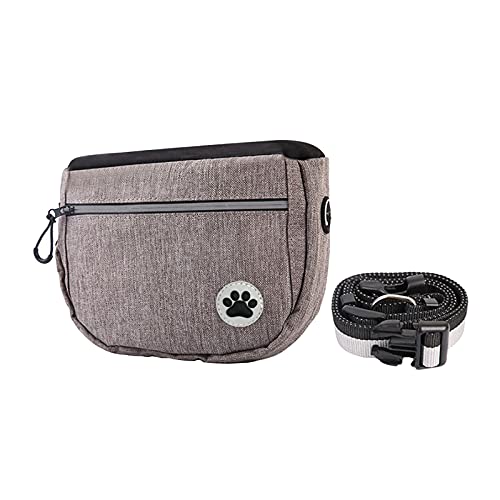 LOVIVER Bolsa para petiscos para cães, bolsa de treinamento para animais de estimação com cinto para