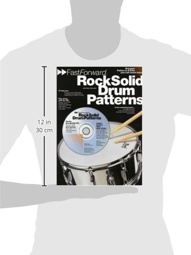 Partition Fast Forward Rock Solid Drum Patterns livre batterie avec CD audio d'apprentissage - 5