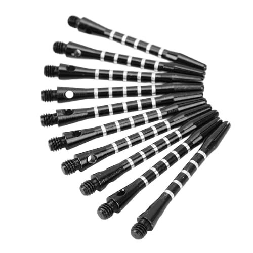 Culnflun Dart Shafts Dart Shafts, Aluminum Alloy Replacement Dart Shafts Set, Locking Hole Indoor Activity (Black)