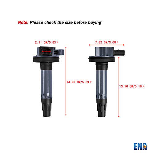 image for ENA Ignition Coil Set of 6 compatible with 2008-2019 3.5L 3.7L V6 Ford