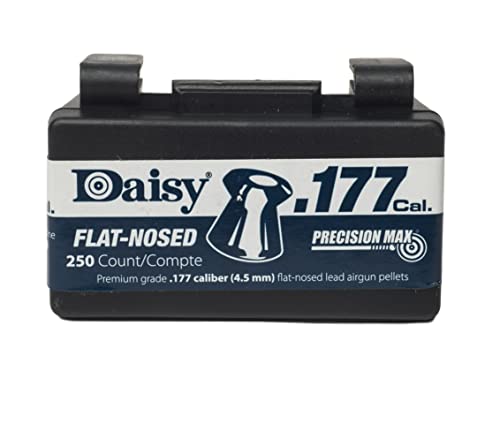 Daisy Outdoor Products .177 Cal. Flathead Pellets (250) (Silver, 4.5 Mm) #TOP19