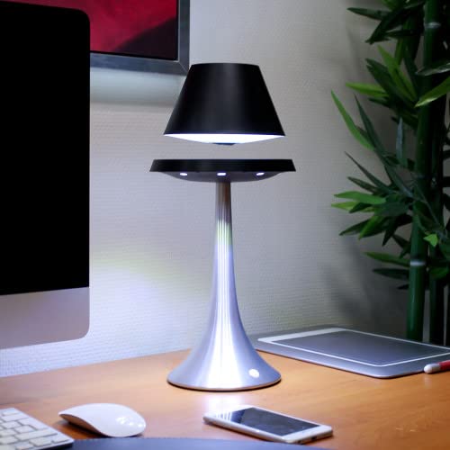 Lampe anti-gravité ALTHURIA PureLine NOIRE pied ALUMINIUM - Noir