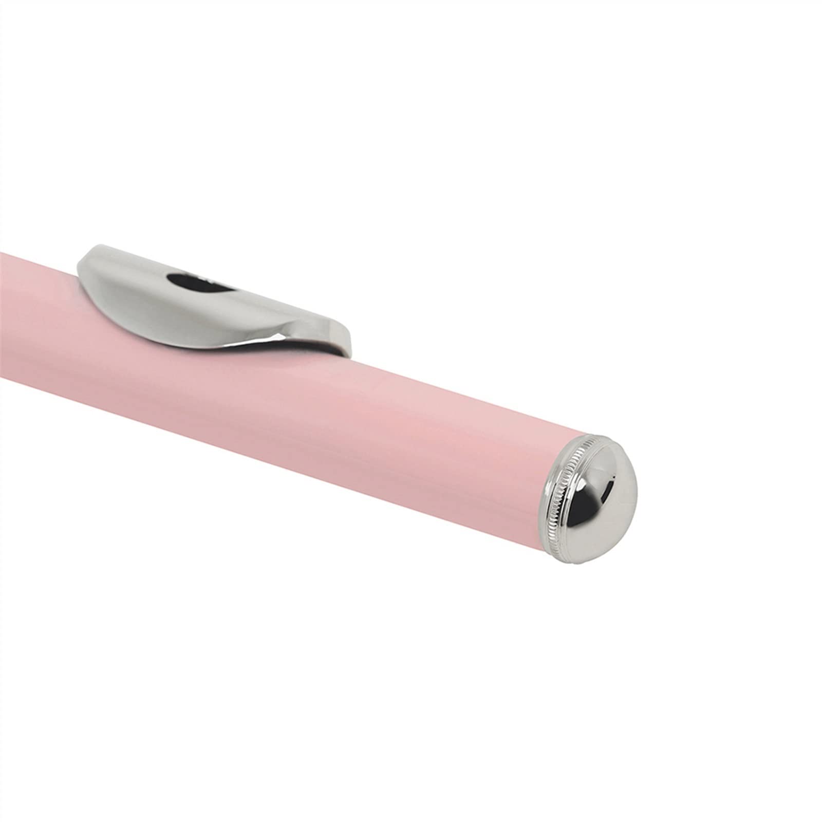 TSTS Flauto traverso Rosa 16 Fori Flauto con Chiave E Strumento A Fiato Foro Chiuso Tono C Nichel Argento Chiave Tubo in Cupronichel con Custodia