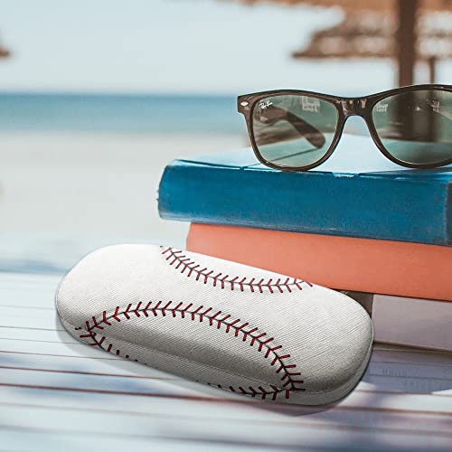 Image of WIRESTER Hard Shell Eyeglasses Case, Clamshell Sunglasses Holder Protective Cover with Microfiber Cloth