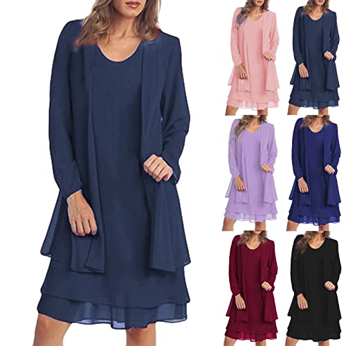 Zilosconcy Festliche Kleider Damen ab 50 brautmutterkleider knielang mit...