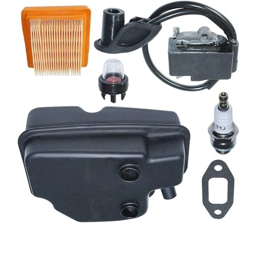 Kit d'allumage Stihl Fs200 Fs250 avec silencieux d'échappement réduisant le bruit et filtre à air durable