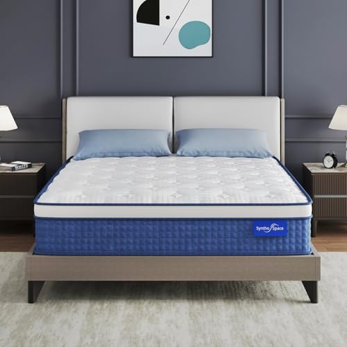 SynthoSpace Queen 12" Hybrid Mattress, Foam & Pocket Springs