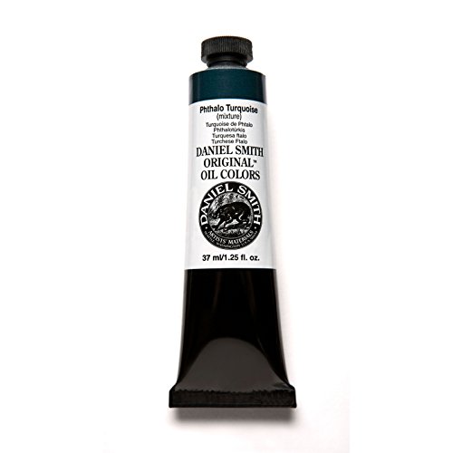 Daniel Smith Original Oil Color, Phthalo Turquoise, 1.25 Fl Oz #TOP4