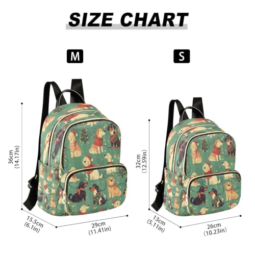 Bookbag vert compact style dessin animé : mini sac polyvalent