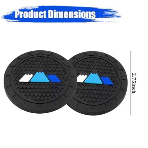 Portavasos de silicona para carro 2 piezas HZEL miniatura 2