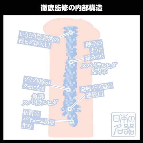 SSI JAPAN(国内ブランド)【日本製】 『日本の名器 乙アリス』380g ローション付き 本人監修 - 画像5