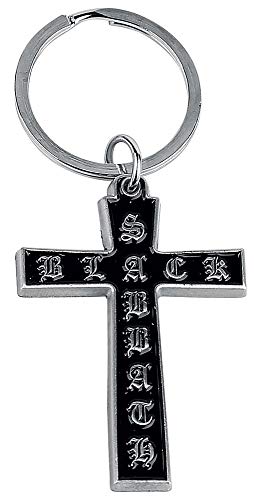 Black Sabbath - Cross Metal Keychain